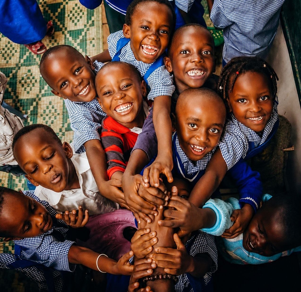 Happy Nigerian children 